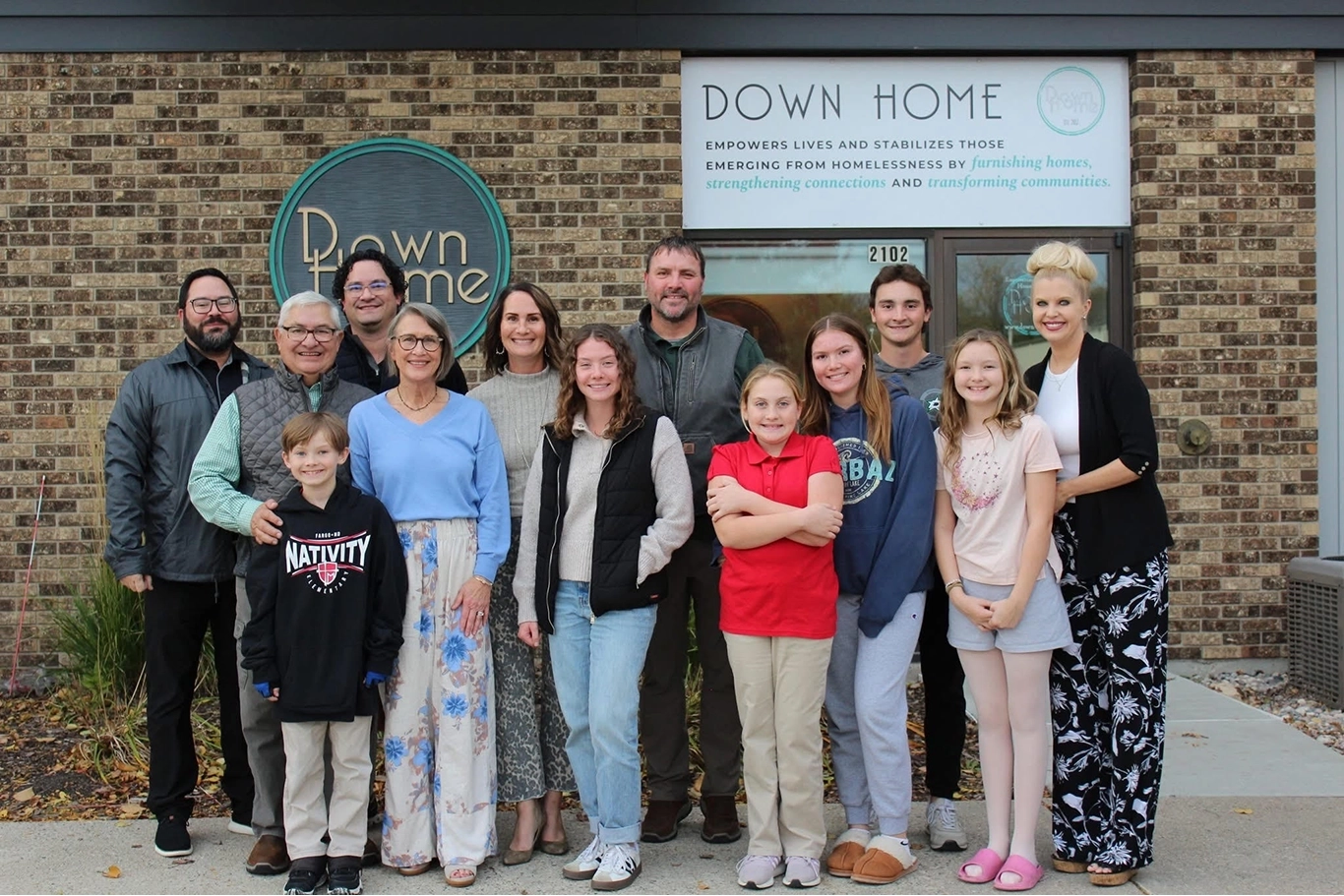 Jenessa Fillipi Down Home retirement photo with her family